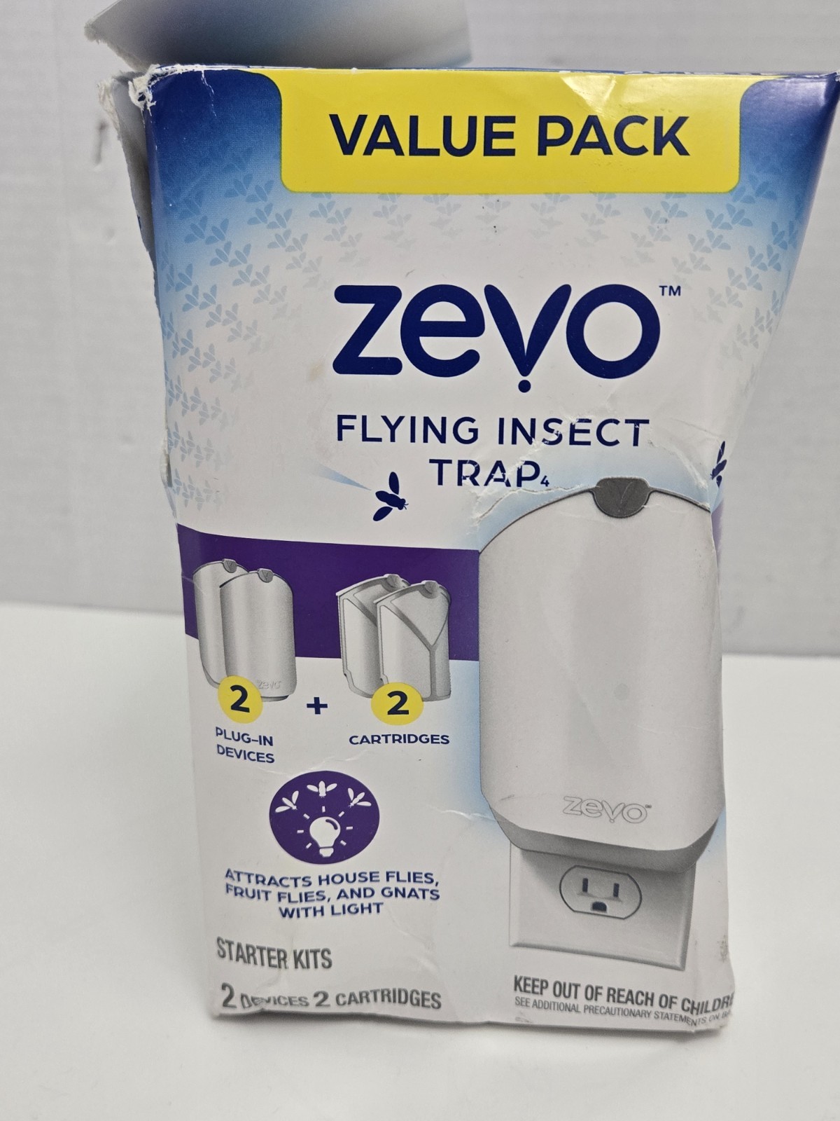 Zevo Flying Insect Trap Value Pack 2 Plug-in Devices & 2 Refill Cartridges gallery