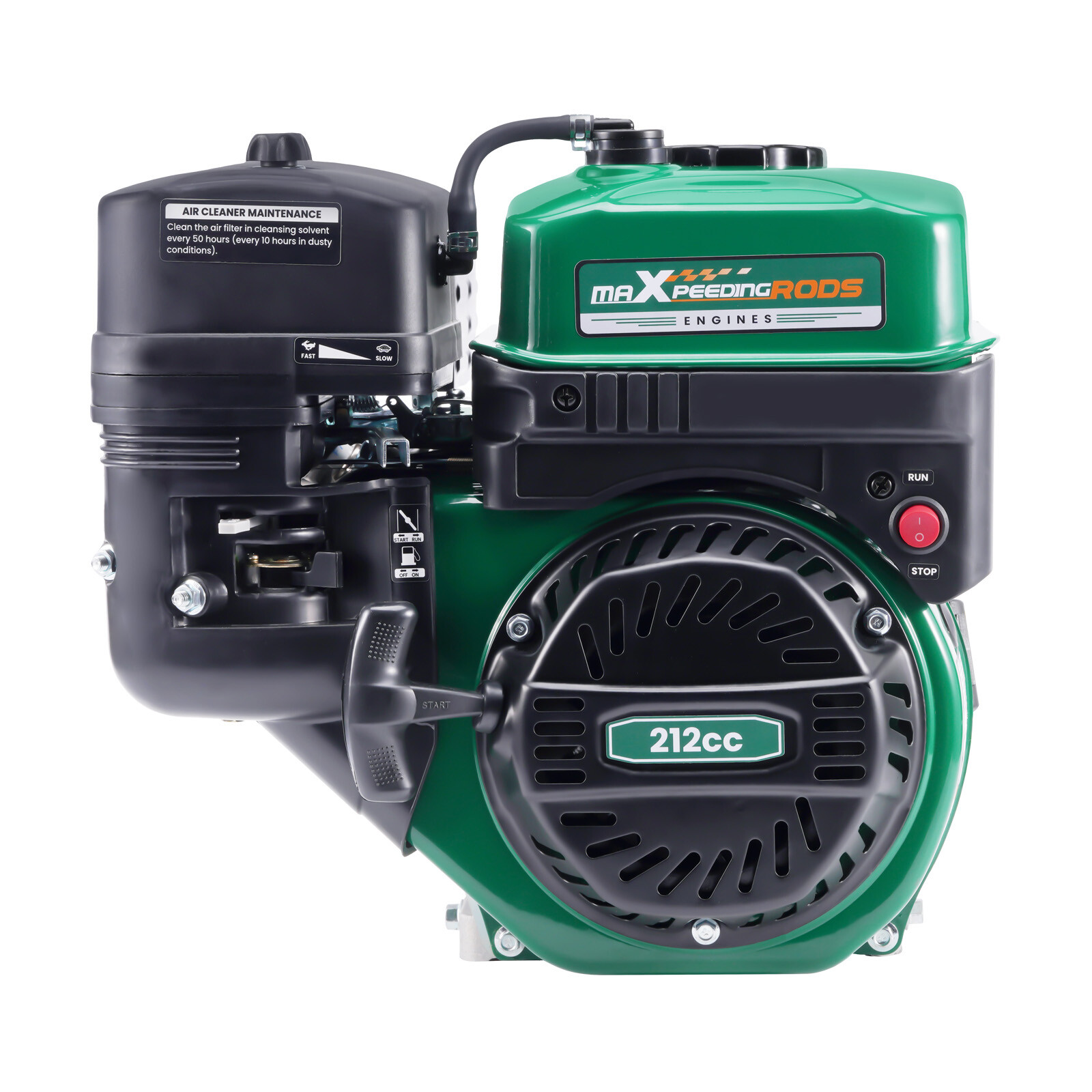 212/420cc 7/15HP Gasoline Engine Motor Horizontal Recoil Electric Start gallery