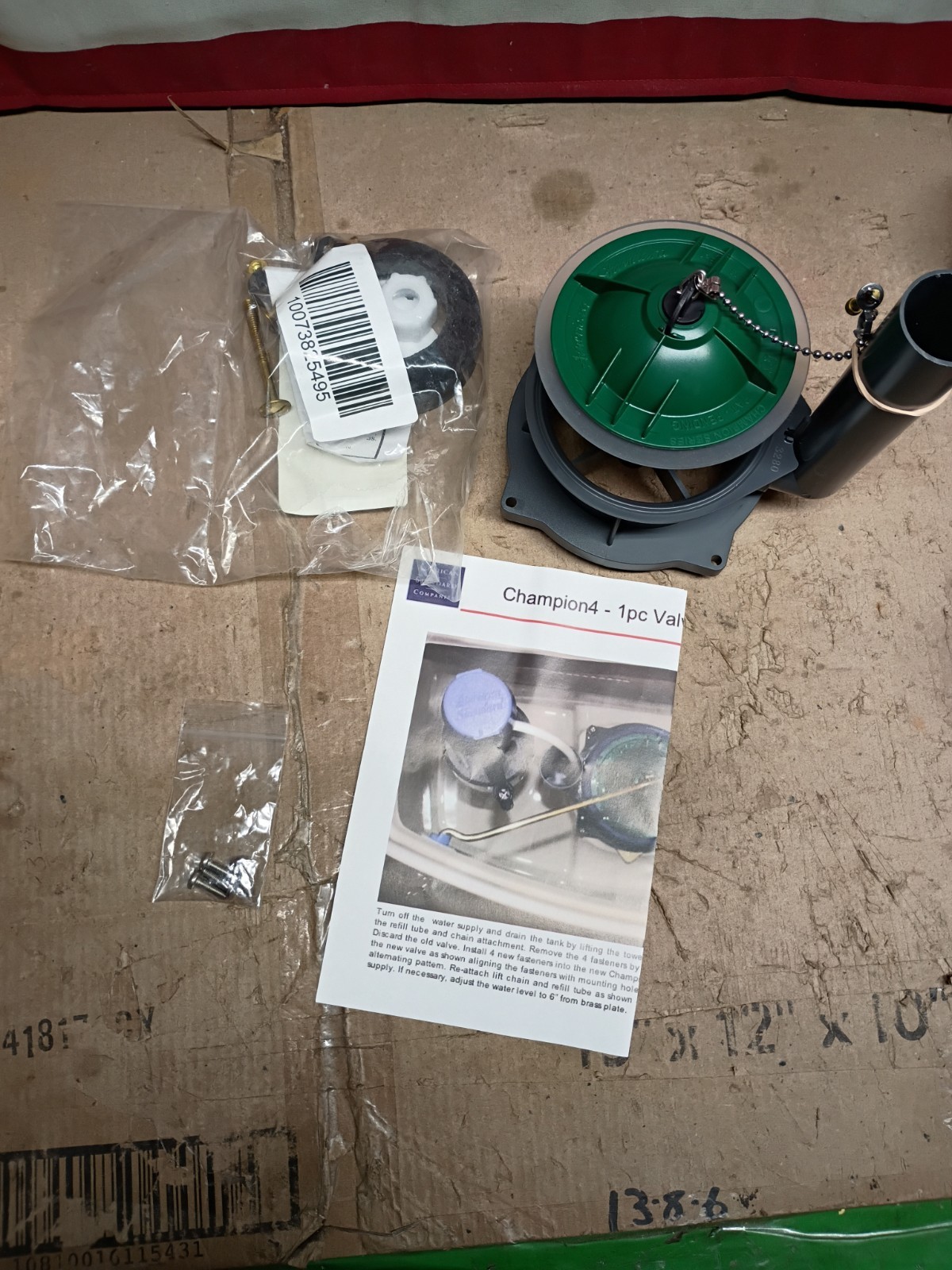 American Standard Champion4 Flush Valve 3280.040-0070A CHAMP4SP4 Open Box gallery