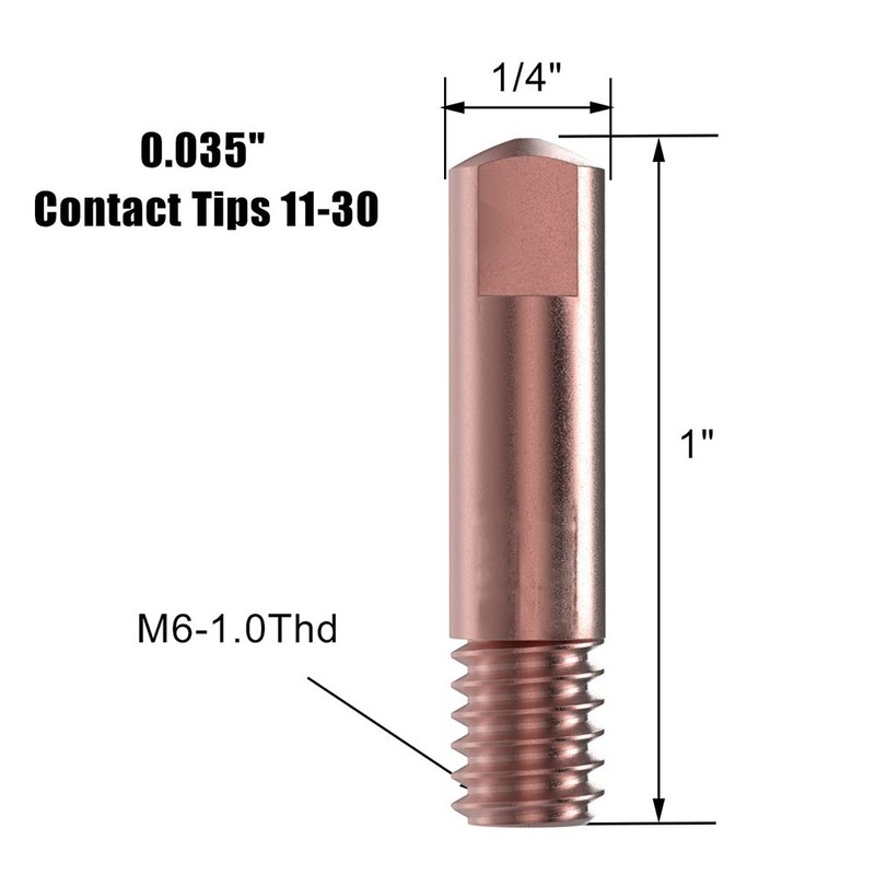 Premium Materials 46PC Mig Welding Contact Tip Consumables MB15 15AK 0 035 100L gallery