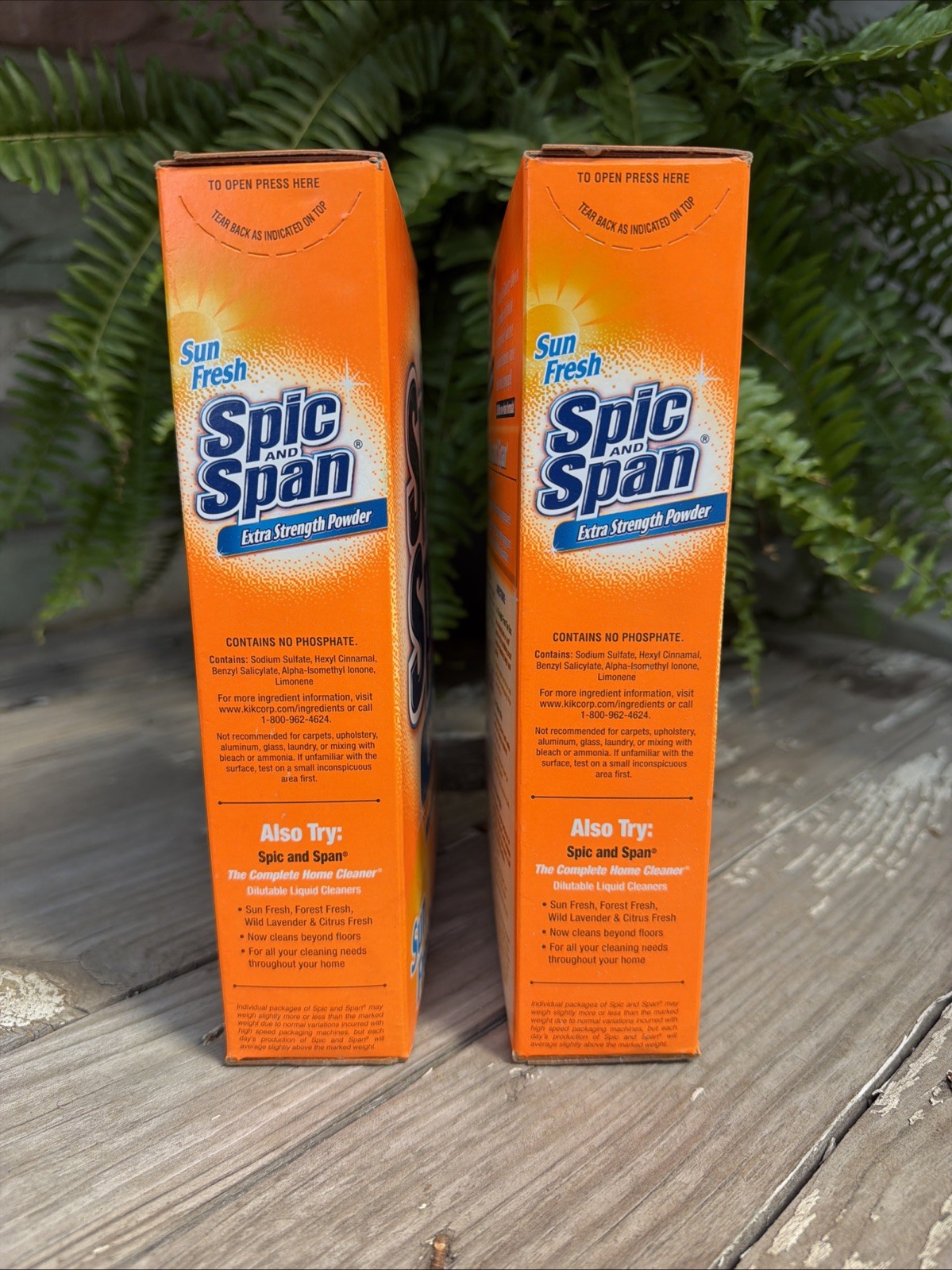 2 Spic and Span Extra Strength Powder Sun Fresh 27 OZ 1lb 11 oz NOS Discontinued gallery