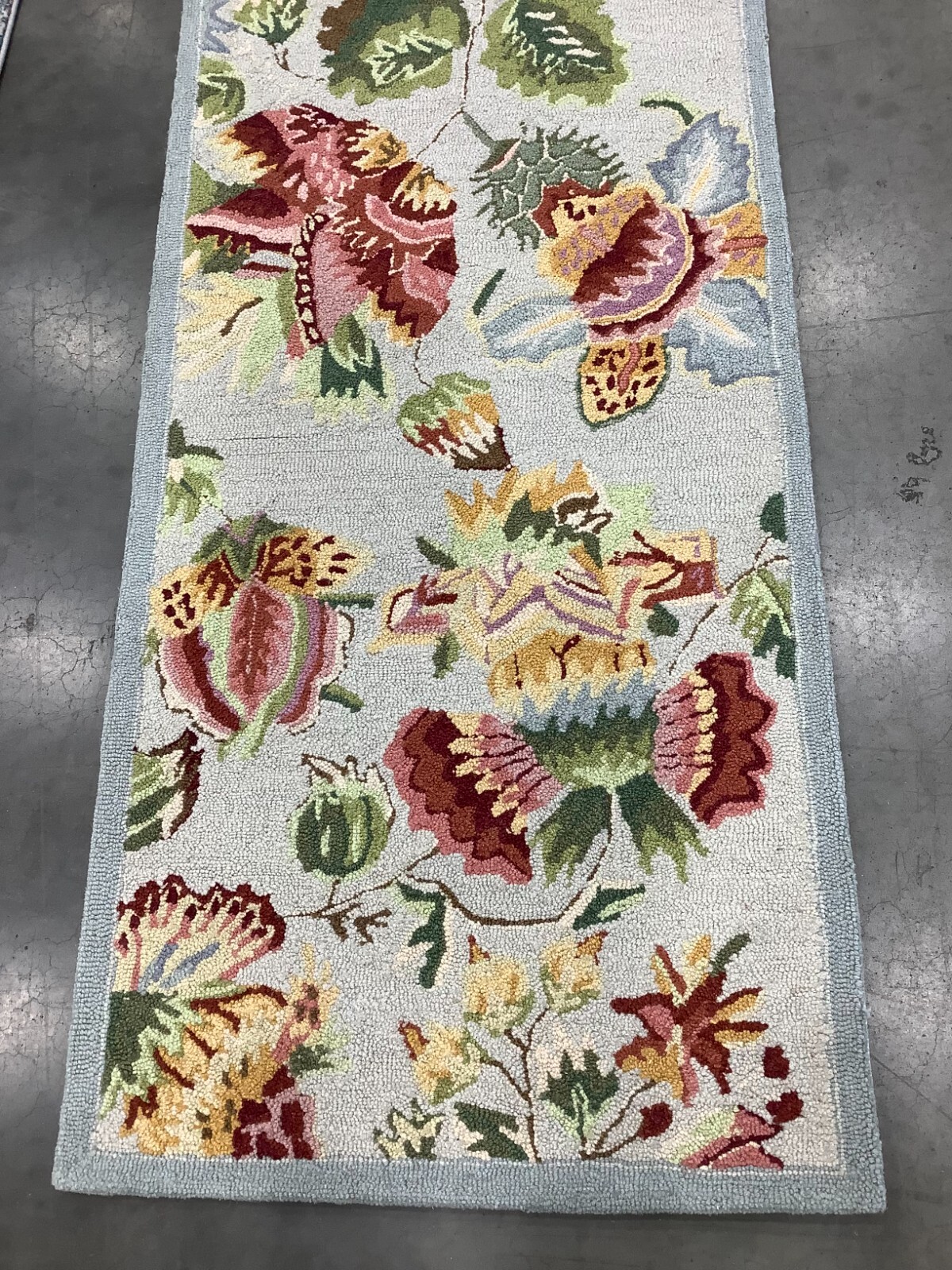 LIGHT BLUE 2'-6" x 8'-0" Back Stain Rug, Reduced Price 1172681283 HK331D-28 gallery
