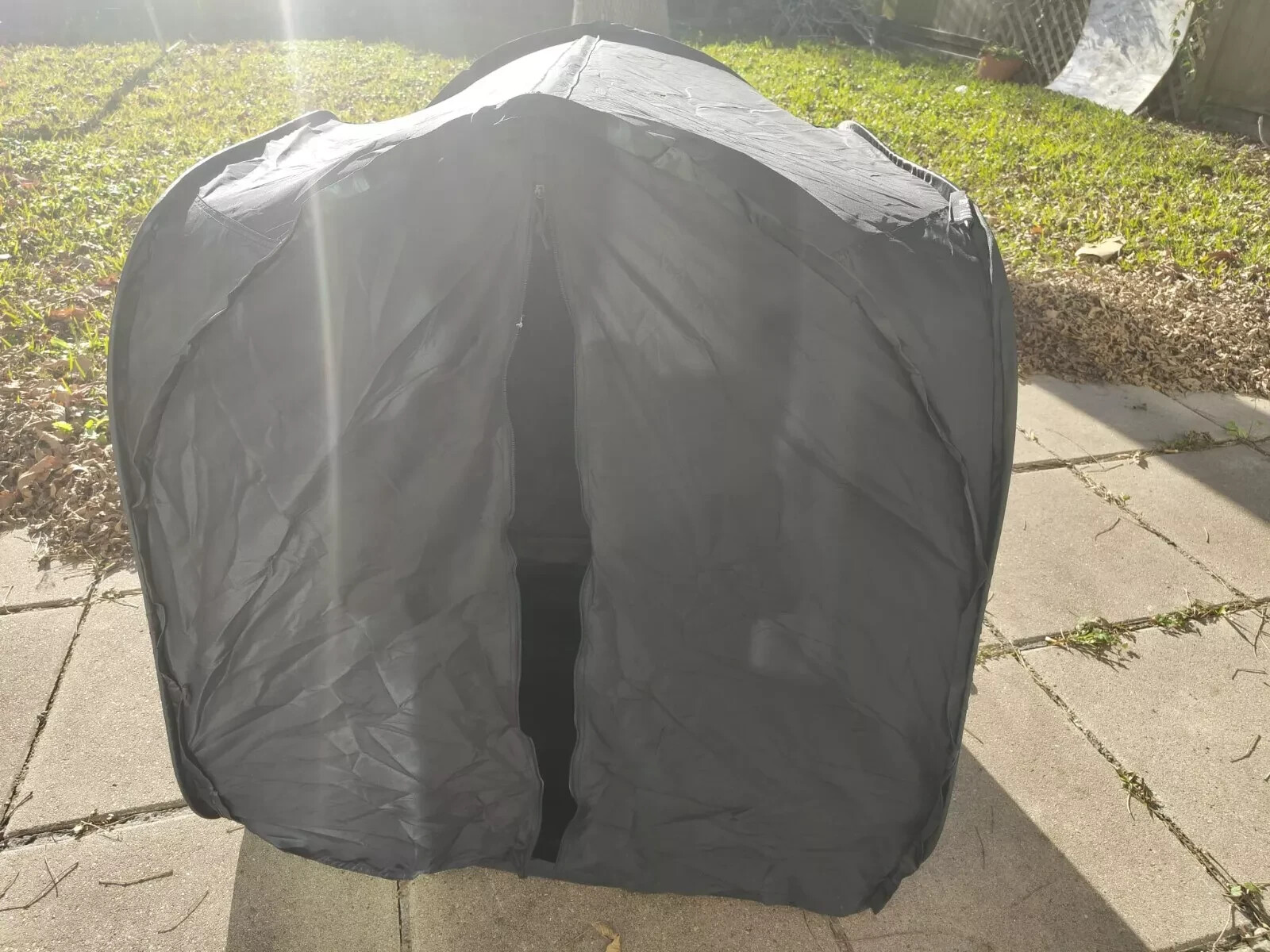 Mini Privacy Pop Bed Tent - Black, Portable Sleeping Tent for Kids, Travel gallery