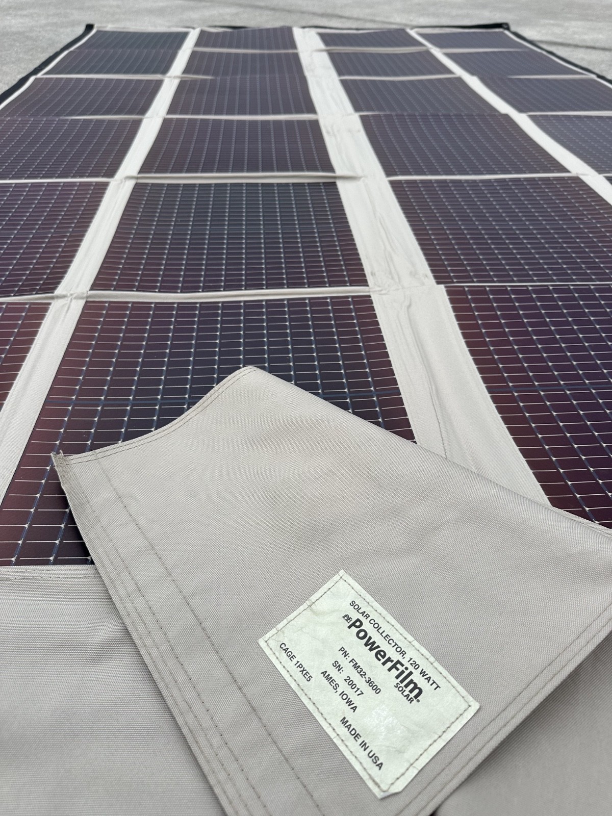 PowerFilm 120W 24V Foldable Amorphous Silicon Solar Panels - Tan (FM32-3600) gallery