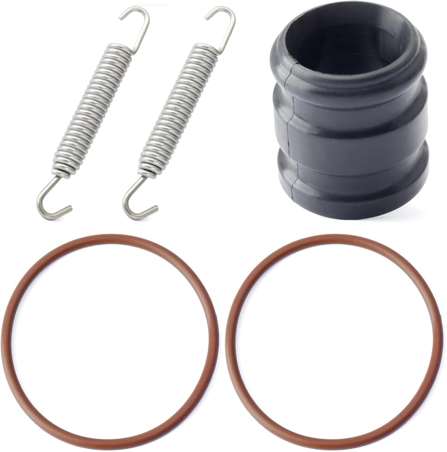 YZ.250CC Bolt Exhaust Coupler Kit Muffler/Silencer Rubber Seal/O-ring/Springs gallery
