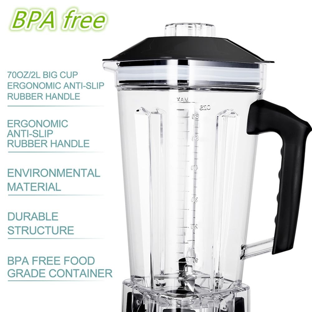 Professional Countertop Blender for home and commercial use, 2200W High Speed... gallery