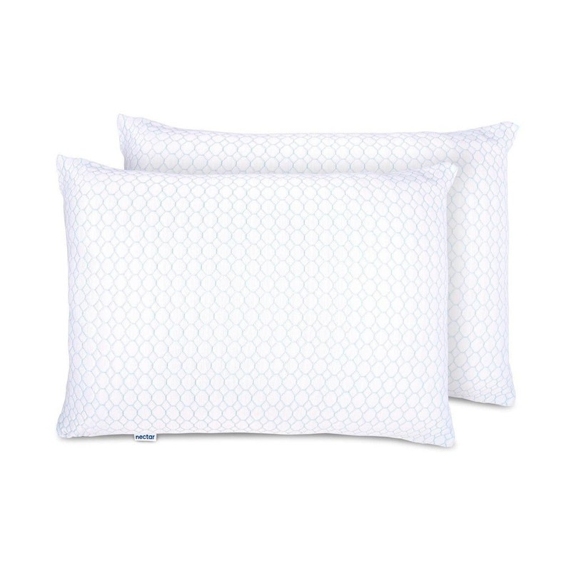 Nectar 2-Pack Cooling Down Alternative Microfiber Pillows, Standard/Queen Size gallery