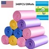 340 Count Trash Bags Bulk Garbage Bags 4 Gallon Trash Bag Small Trash Can Bags gallery