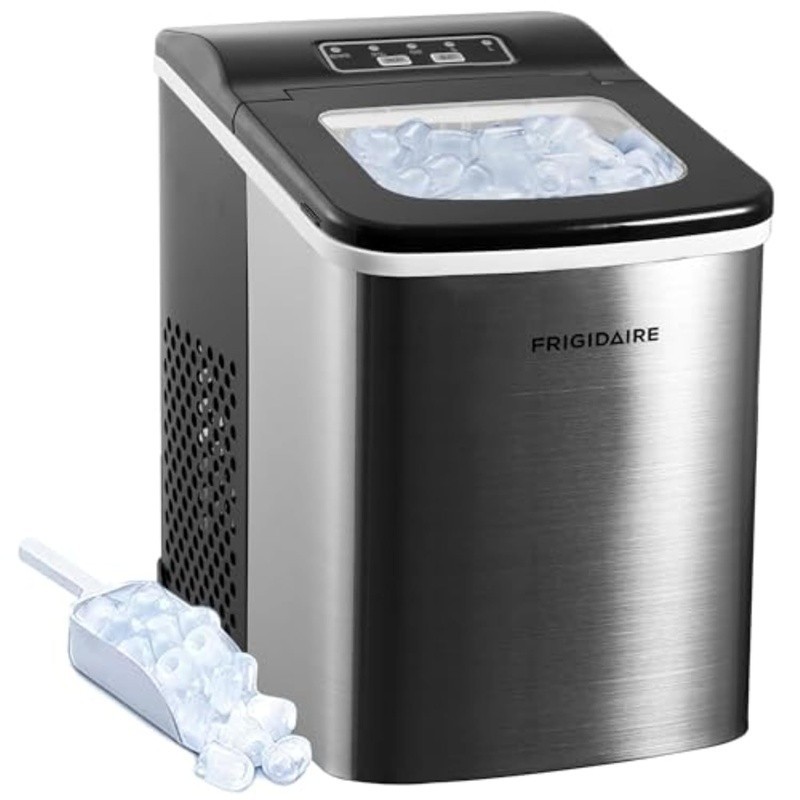 Compact Ice Maker 26lbs Daily Digital Control Stainless Steel Ice Cubes New gallery