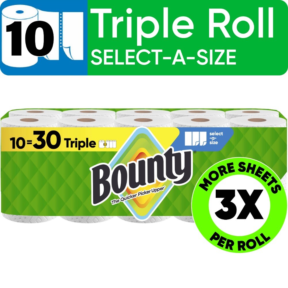 Paper Towels Select-A-Size, 10 Triple Rolls gallery