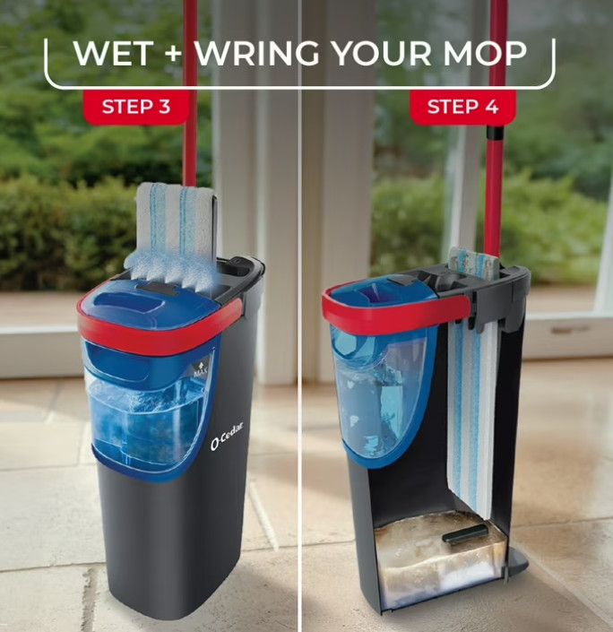 O-Cedar H2prO Flat Mop System | Quick Everyday Cleaning gallery