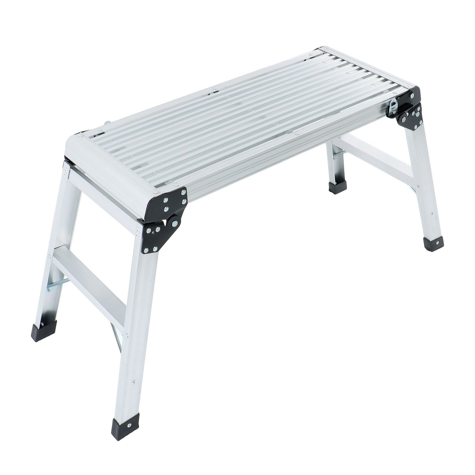 330Lbs High Quality Aluminum Step Stool Folding Work Platform Drywall Ladder gallery