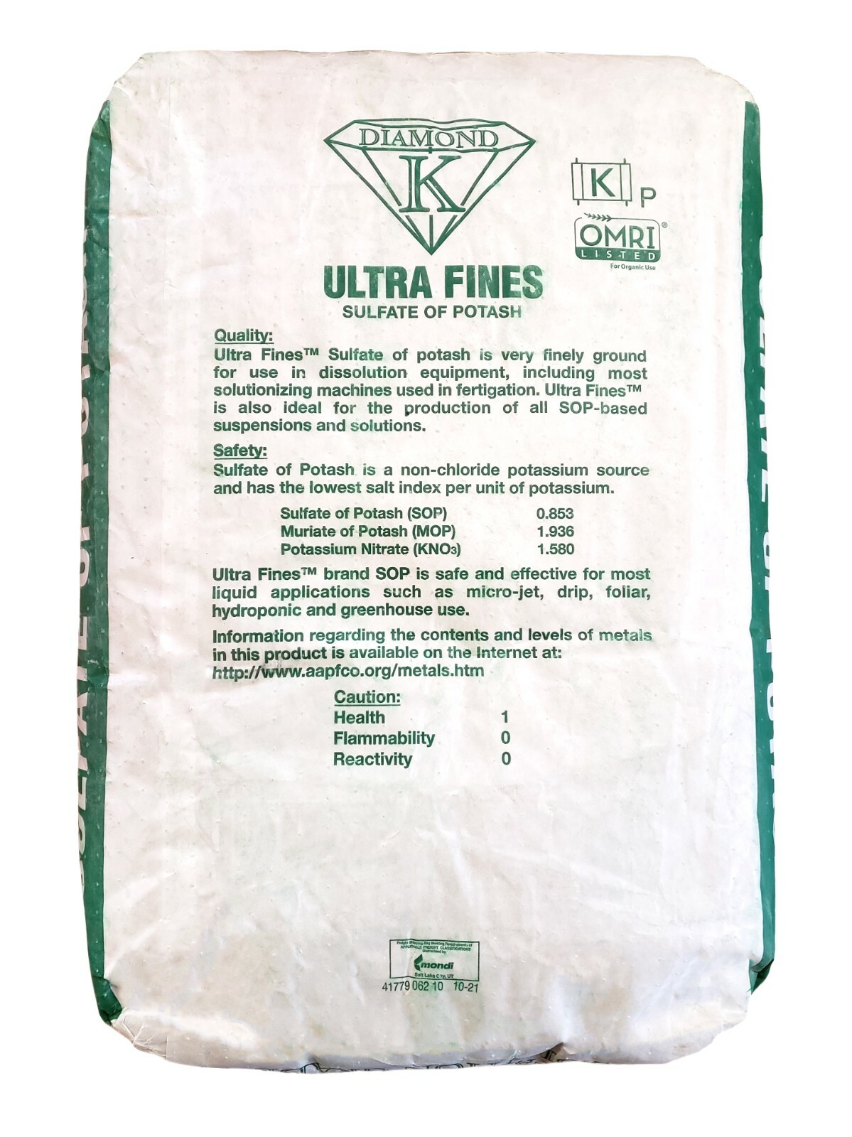 50lb Bag Organic Solution Grade SOP Sulfate of Potassium Fertilizer Powder0-0-50 gallery