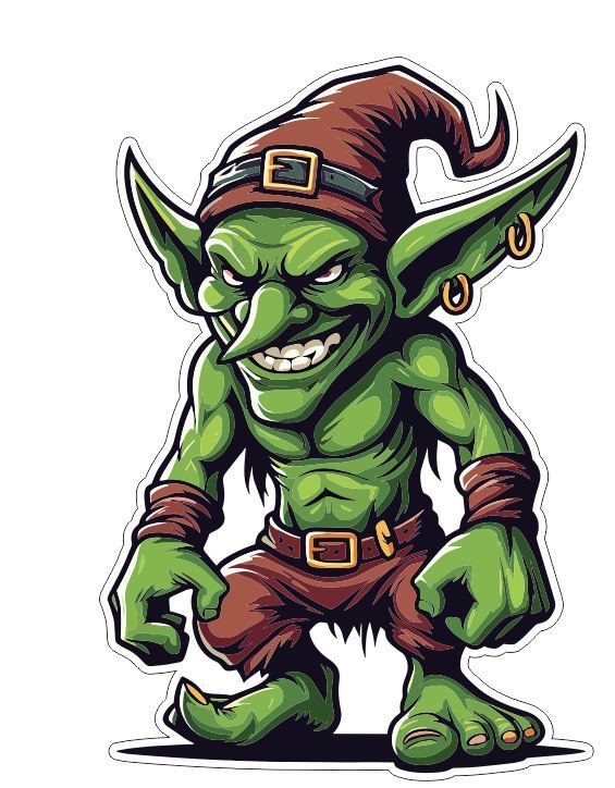 Goblin Ghoul Gargoyle Sticker A58 gallery