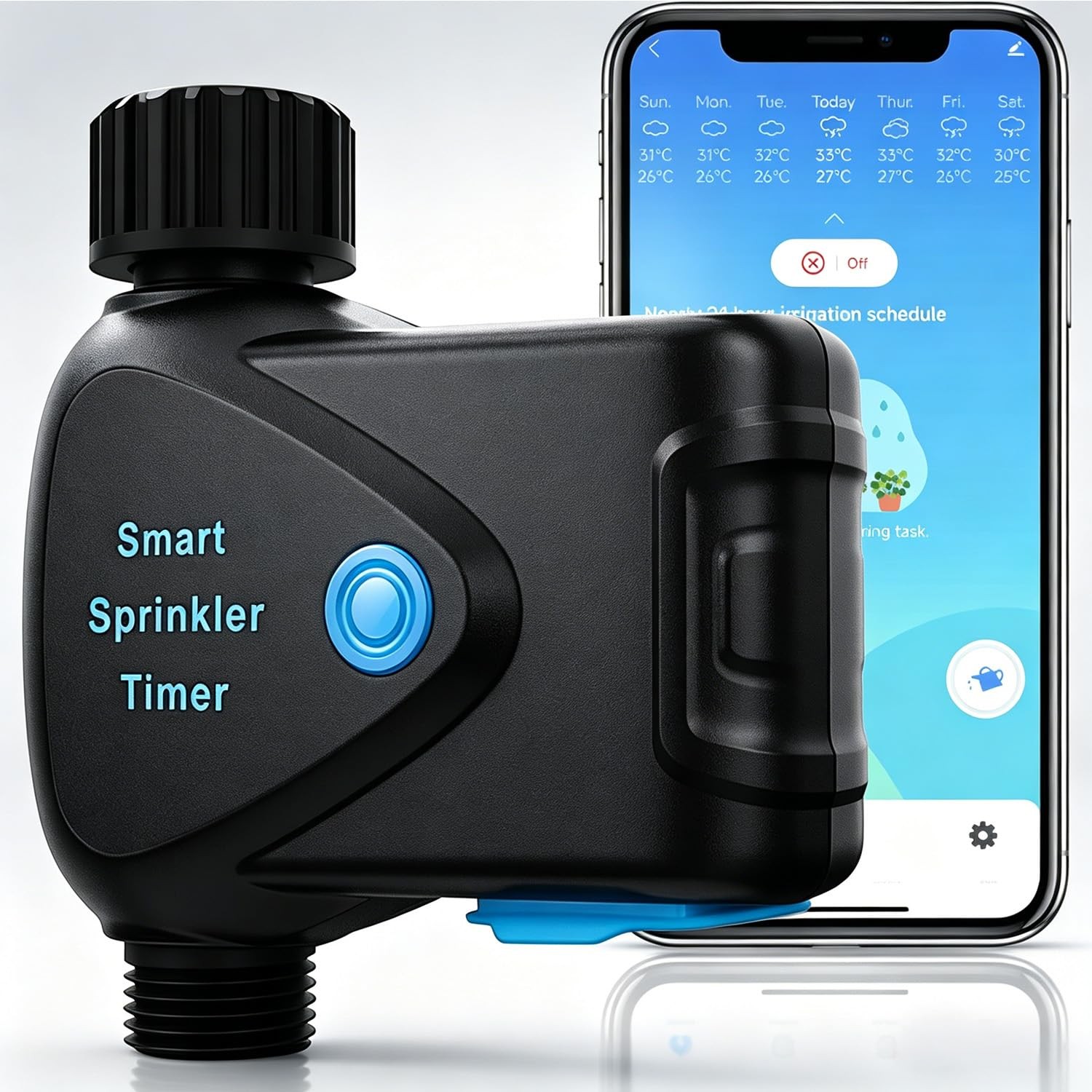 WiFi Water Timer for Garden Hose, No Hub Required, Sprinkler Controller with ... gallery