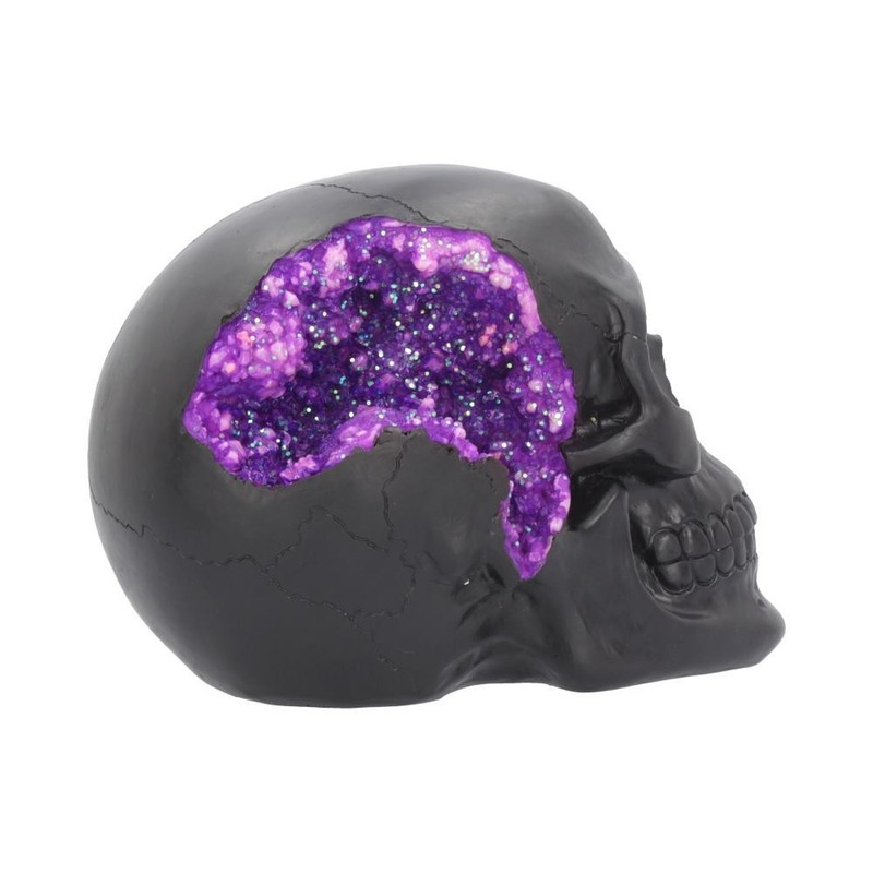Nemesis Now Geode Skull Figurine 17cm gallery