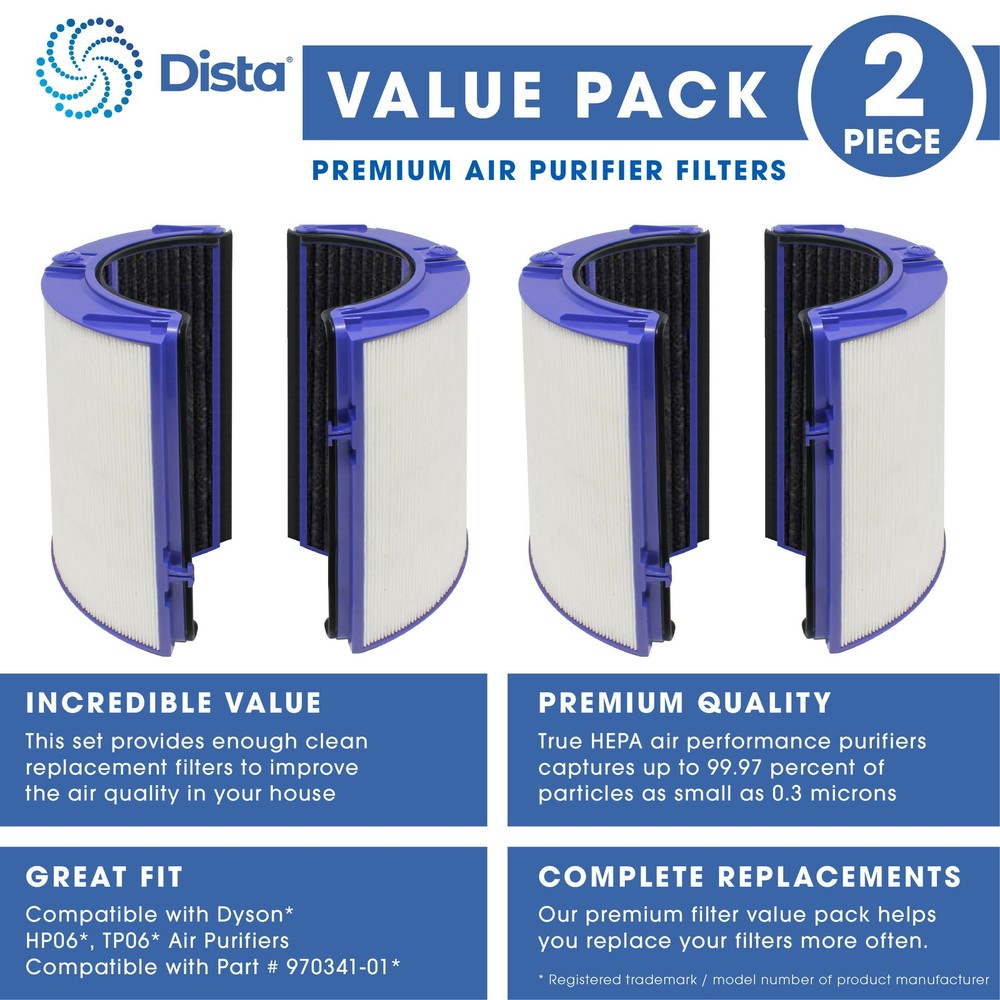 Filter Compatible with Dyson HP06 HP09 TP06 TP09 PH01 PH02 PH03 PH04 HP07 TP07