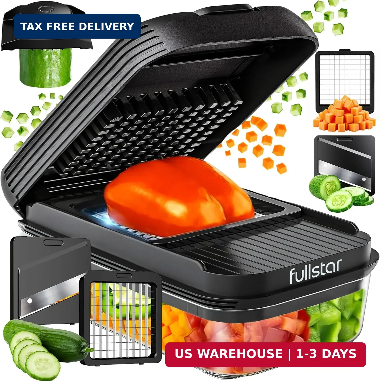 Daily Vegetable Chopper and Mandoline Slicer - Kitchen Gadgets - Food Chopper gallery
