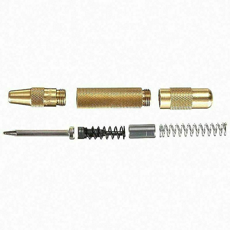 2 Super Strong Automatic Centre Punch Adjustable Spring Loaded Metal Drill TooL gallery