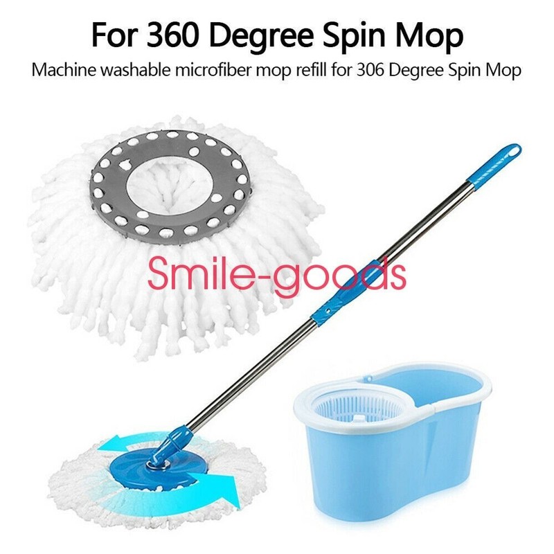 4pcs Replacement Microfiber Mop Head Refill For Spin Mop 360° Easy Cleaning Tool gallery