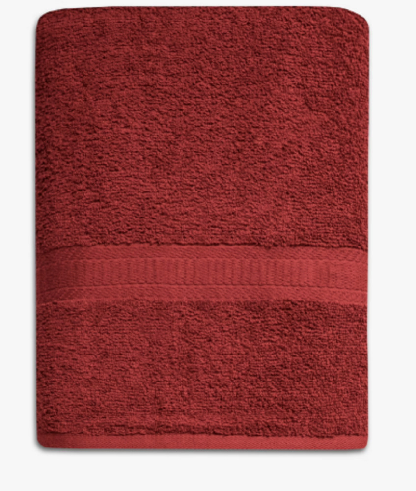 Mainstays Basic Bath Towel, Soft 100% Cotton and Highly Absorbent Bath Towel,Red