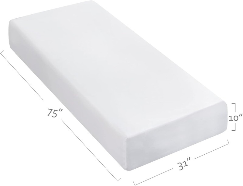 Cot Sheets 31" x 75"(2 Pack), Cot Fitted Sheet Ultra Soft and Breathable Snug Fi gallery