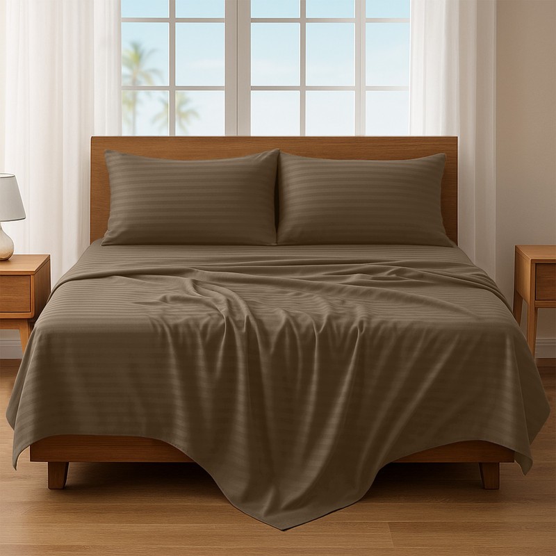 4Piece Bed Sheets 1800 Series Microfiber Comfort Deep Pocket Hotel Bed Sheet Set gallery