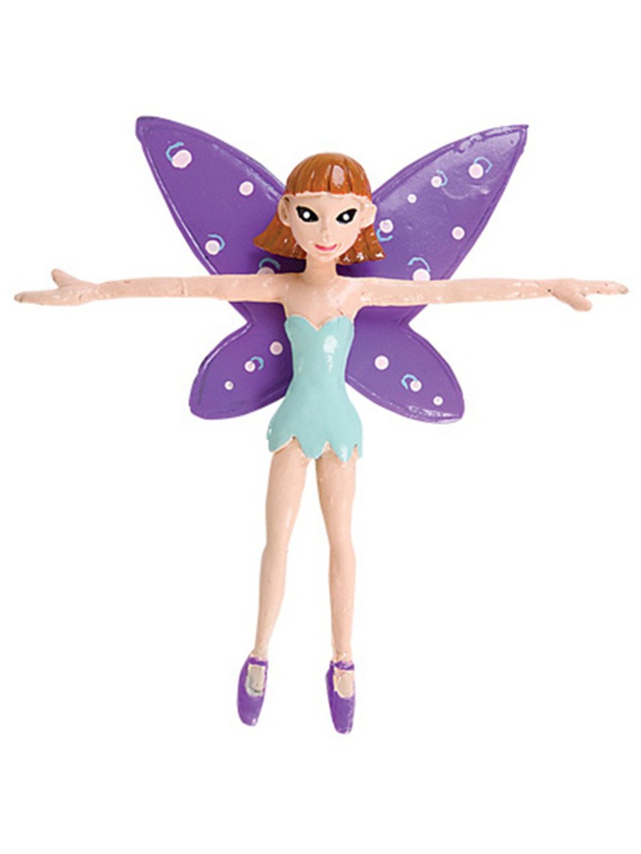 New 4" Purple Bendable Fairy Pixie Toy Figure Decoration gallery