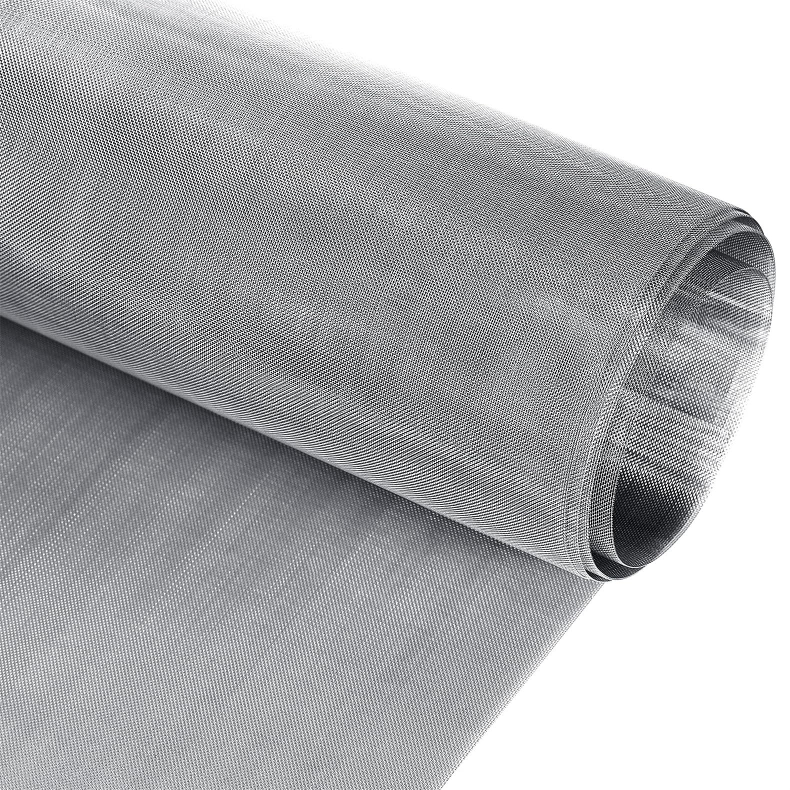 Wire Mesh Screen Stainless Steel Metal Vent 15'' x 78.7‘’ Silver gallery