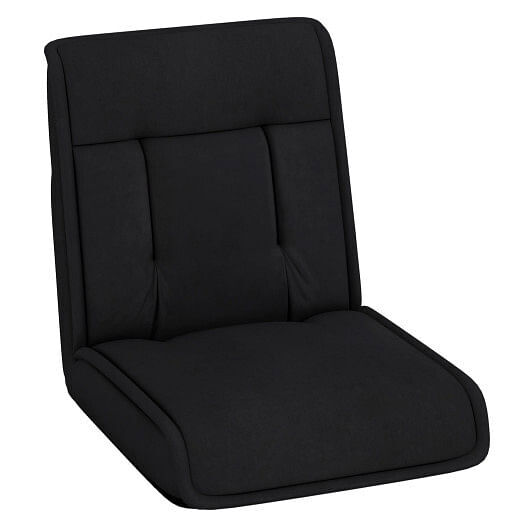 Folding Floor Chair Convertible Lazy Chair with 14-Poistion Adjustable Backrest- gallery