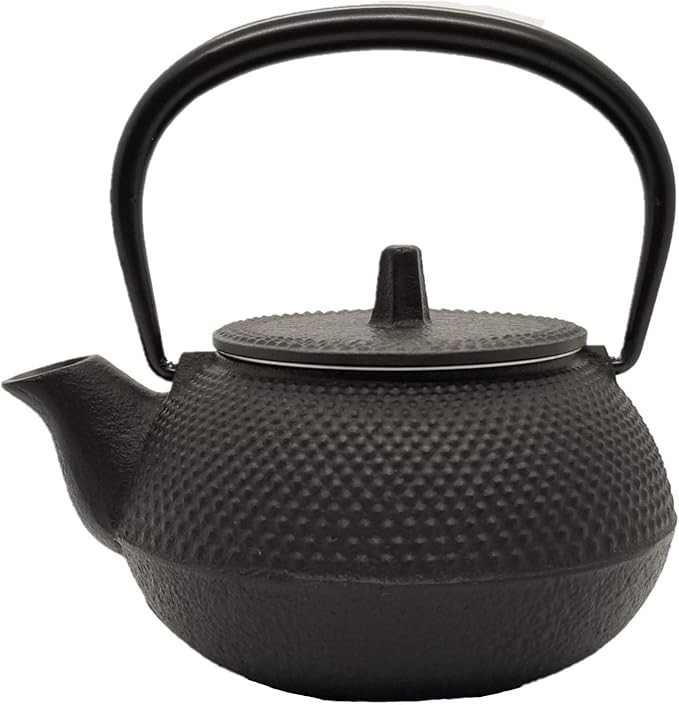 Iwachu Nambu Ironware Tetsubin 0.32L Black Arare No Enamel Direct Fire JDM 12801 gallery