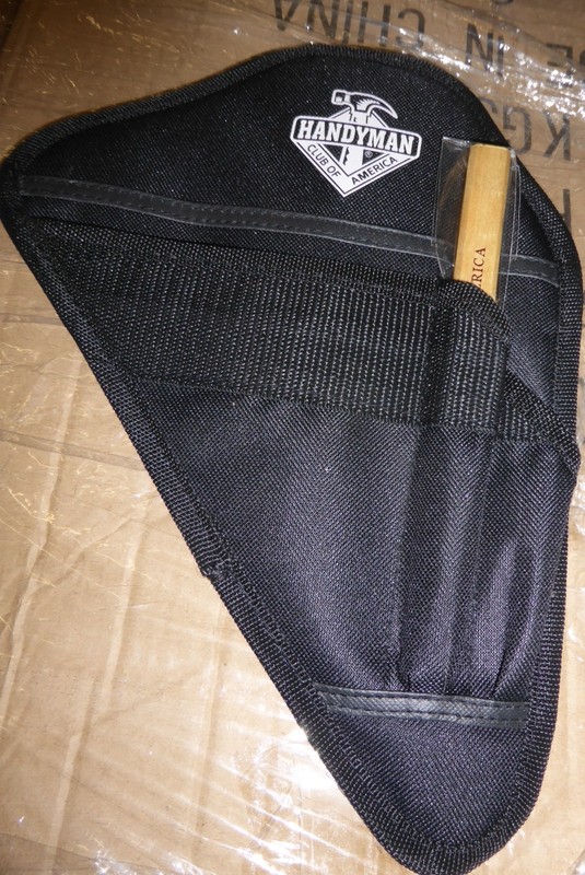 Aluminum 7" Framing Square Triangle w/holster for belt gallery