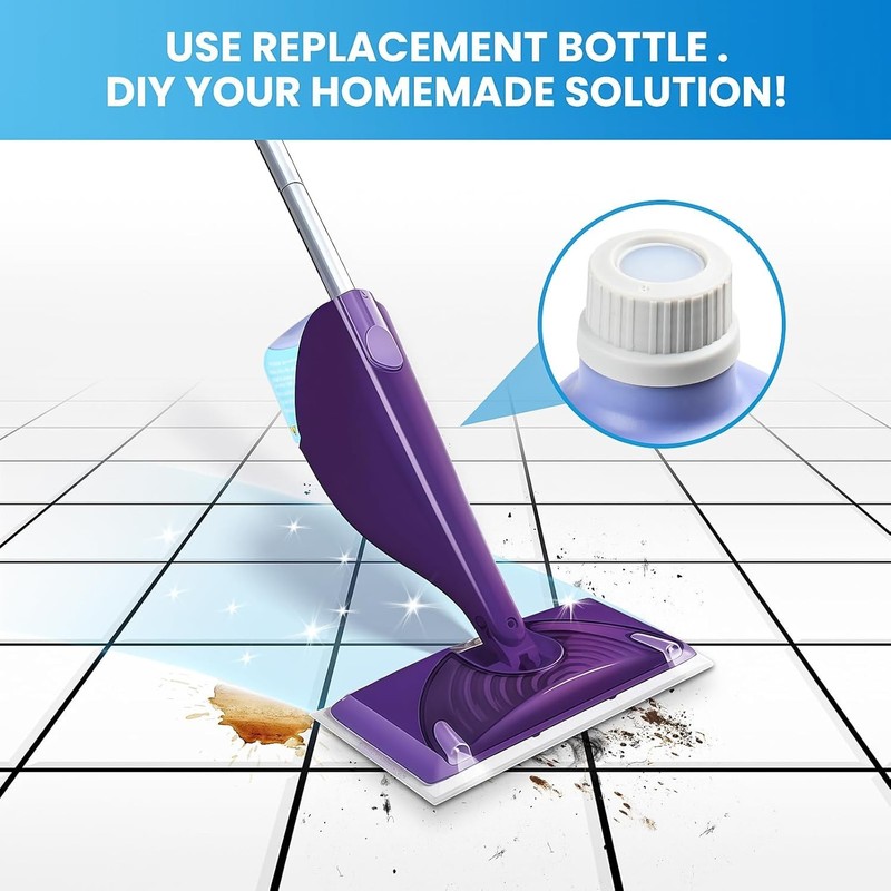 500ml Leak-Proof Cleaning Solution Bottle for Swiffer WetJet - Hand Wash Only gallery