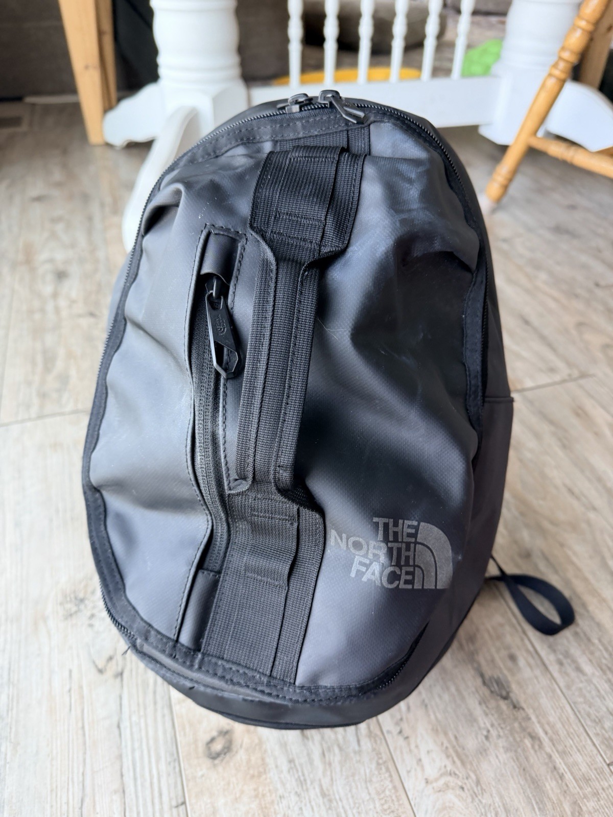 The North Face Base Camp Climbing Black Small Backpack Handle Bag 4