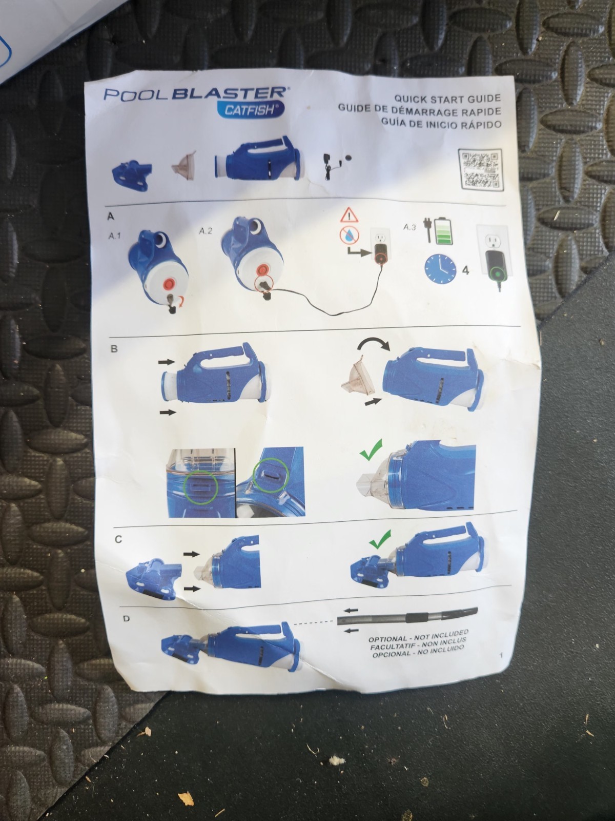 Pool Blaster Catfish Cordless Rechargeable Lithium Pool & Spa Vacuum w/ Guide gallery