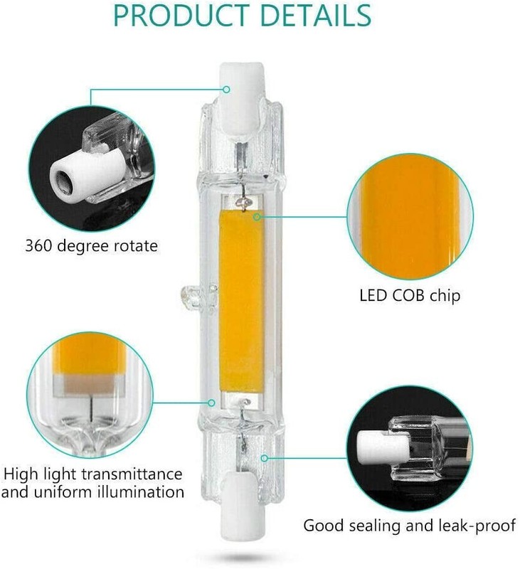 78mm 10W R7S LED Bulbs Dimmable Double Ended Flood Light Landscape Work Lighting gallery