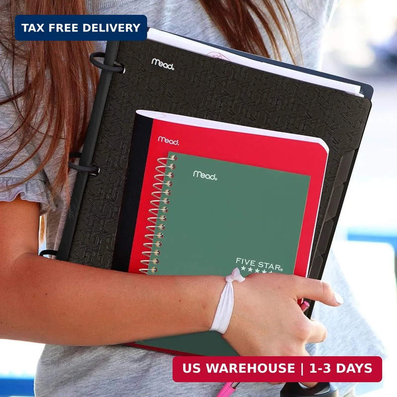 Five Star Spiral Notebook, 1 Subject, College Ruled Paper, 4-3/8" x 7", Personal gallery