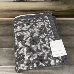 Pottery Barn Rowen Bath Mat Runner Charcoal Multi 24”x60” Spot Read NWT