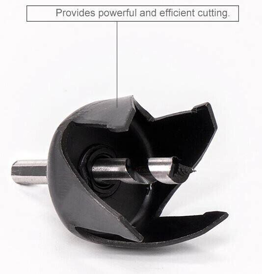 2 Pack - 3 Piece Kit for Cutting Circular Holes Doorknobs Lock Install Drill Kit gallery