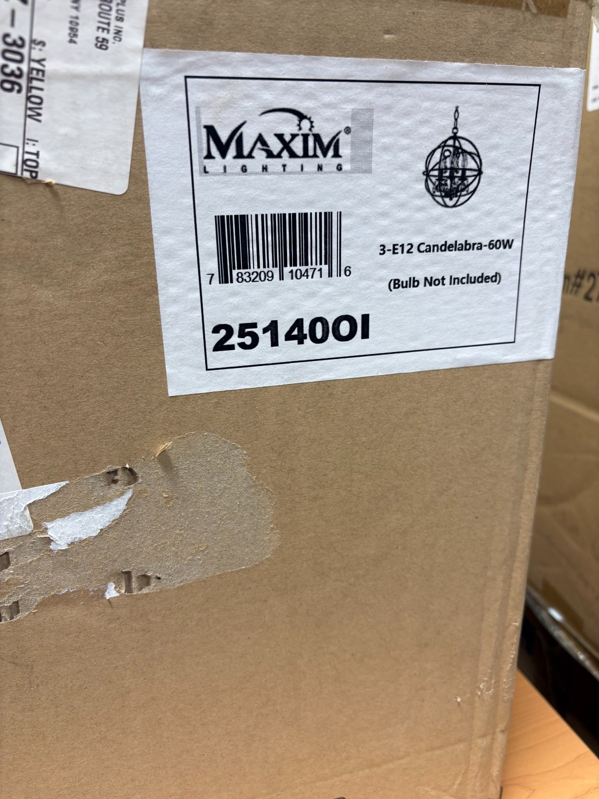 Maxim Lighting Orbit 3-Light Pendant Oil Rubbed Brnz Crystal Chandelier 251400I gallery