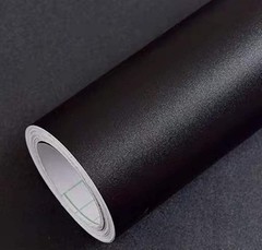 Yancorp Matte Black Contact Paper Solid Wallpaper Plain Vinyl Film SelfAdhesi…