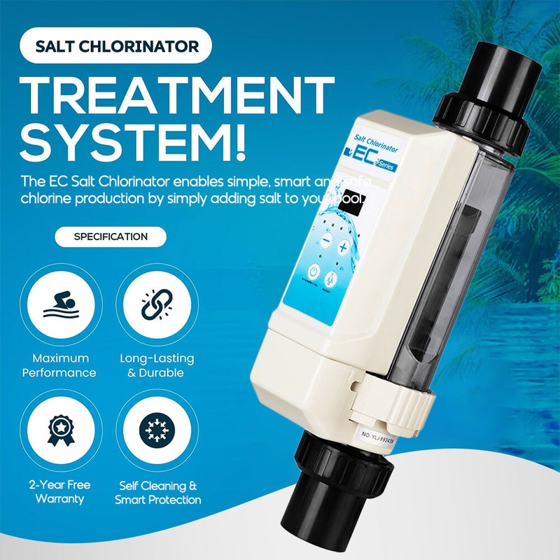 Complete Saltwater Pool System Up To 10/16/26K Gallons, Salt Chlorine Generator gallery
