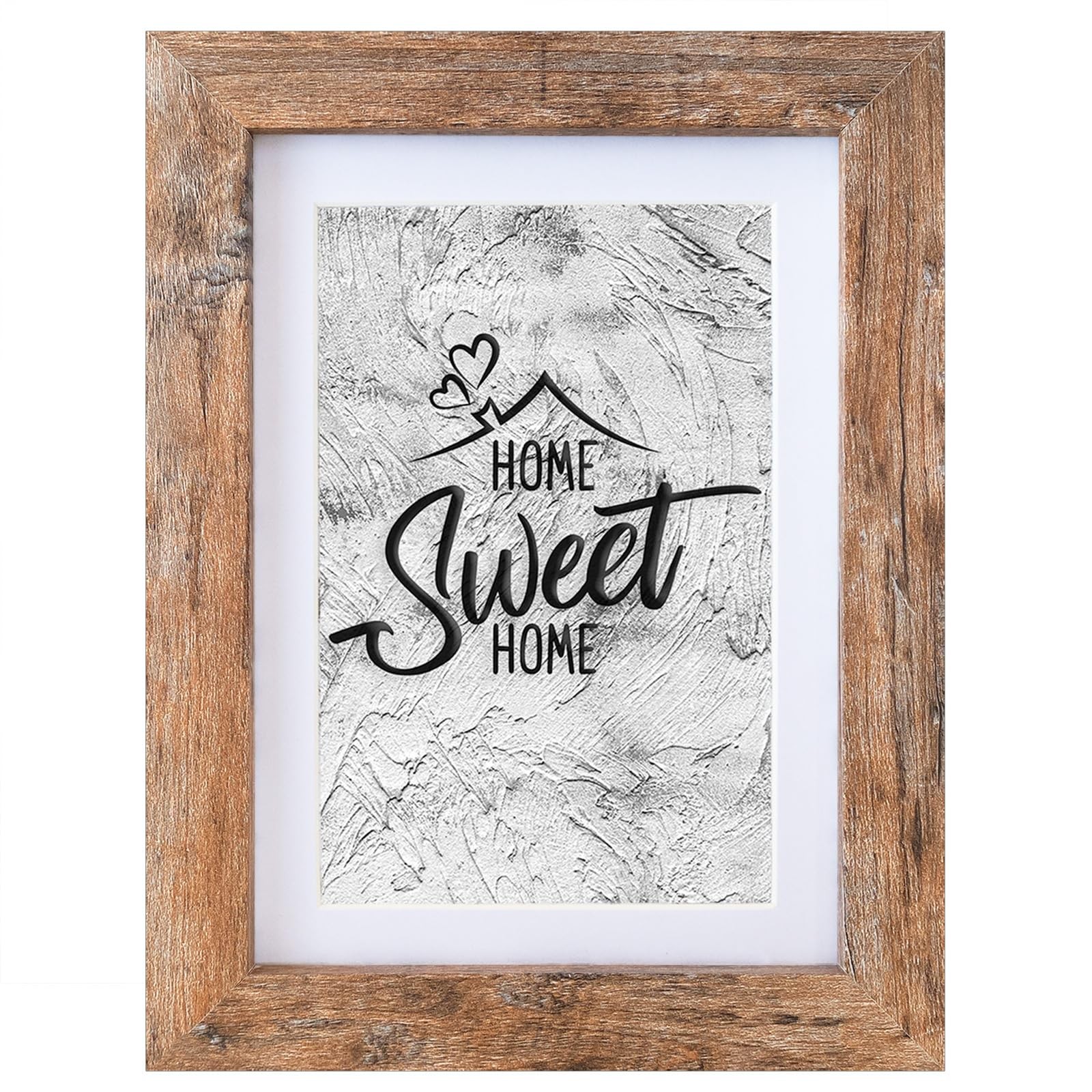 Califortree 5x7 Picture Frame - Can Display Photo 4x6 with Mat, Wood Frame w... gallery