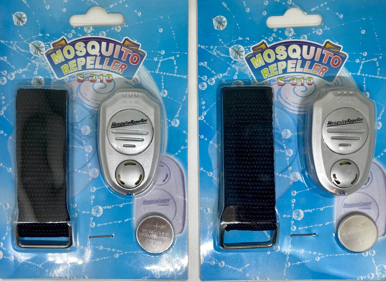 2-Pack Personal Ultrasonic/Chemical-Free Mosquito Repeller with Nighttime Light gallery