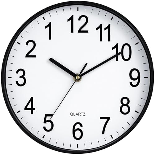 Backwards Wall Clock 12 inch Run Counterclockwise Reverse Clock Novel Decorat... gallery