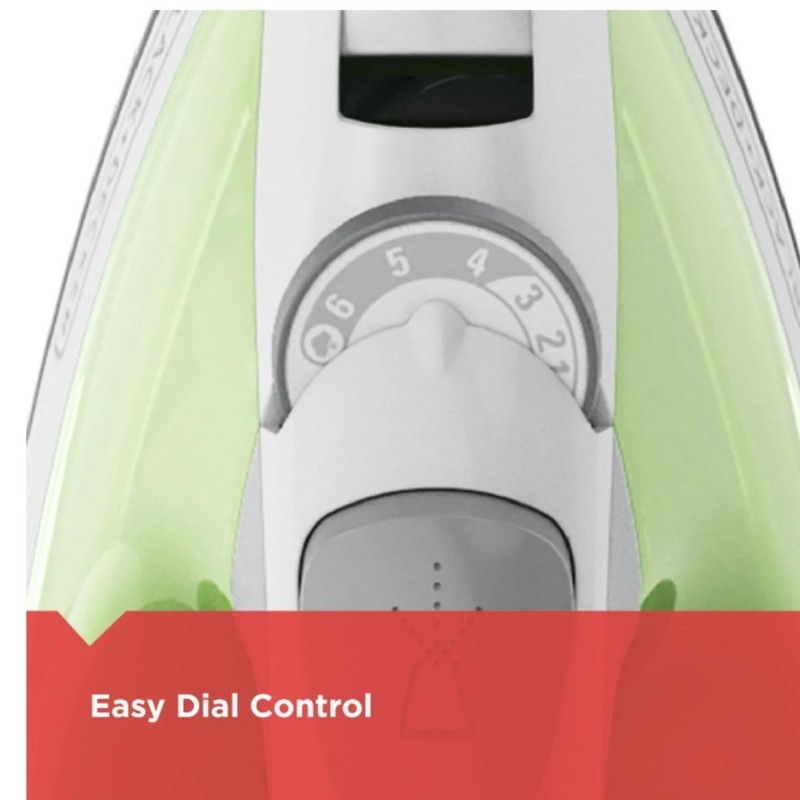 BLACK+DECKER Easy Steam Iron for Clothes, Smart Steam, 1200W, TrueGlide Nonstick gallery