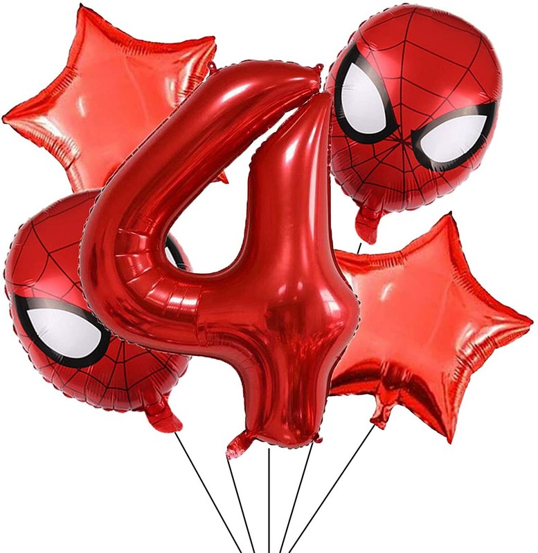 Balloon Super Shape Ultimate Spider Man 29in/73cm.Spider-Man Animated 19in/48cm gallery