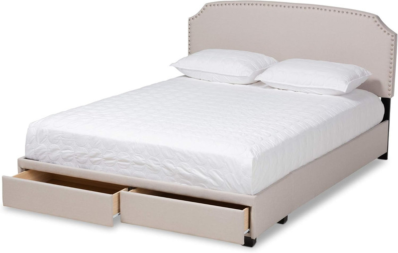 Platform, Queen, Beige/Black gallery
