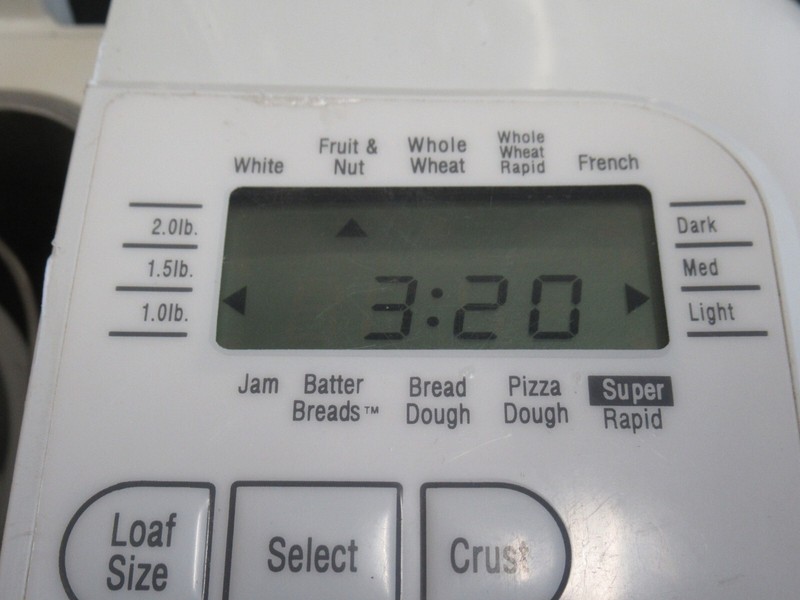 BREADMAN 1-2 LB. DIGITAL BREAD MAKER WHITE TR845, BREAD MACHINE FRUIT & NUT + gallery