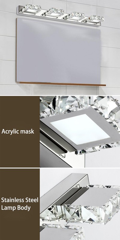 4 Lights LED Vanity Light Bathroom Over Mirror Fixture Light Fixtures 24 inch gallery